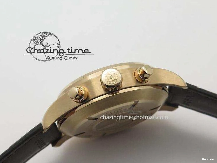 MIROTIME 0329 Pilot Chrono RG 3878 ZF Best Edition Grey Dial On Brown Leather Strap A UrbanChic 7330